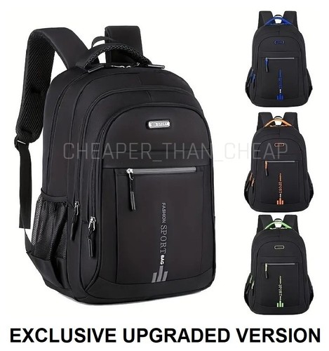 Black backpack rucksack - backpack, large